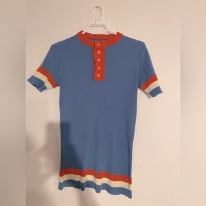 Vintage white/blue/orange shirt